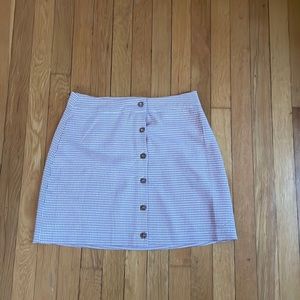 Checked skirt